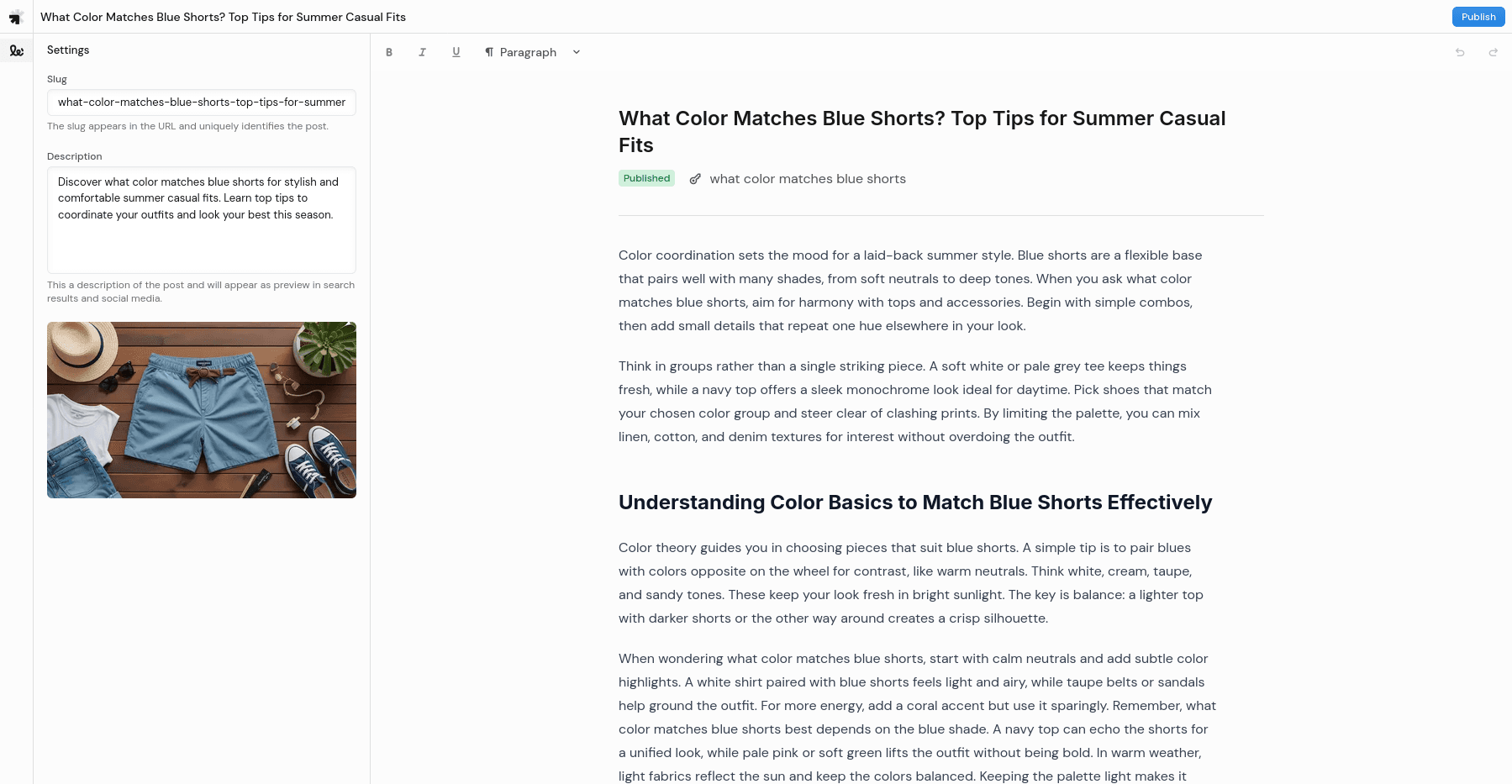Blog Editor